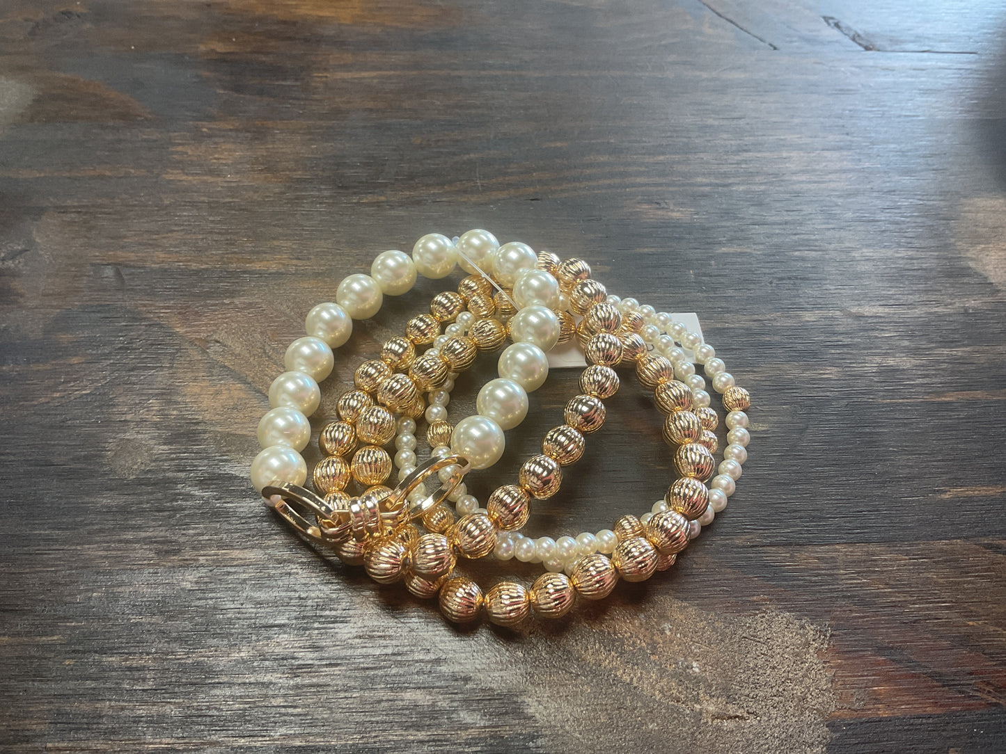 Textured Gold Stack