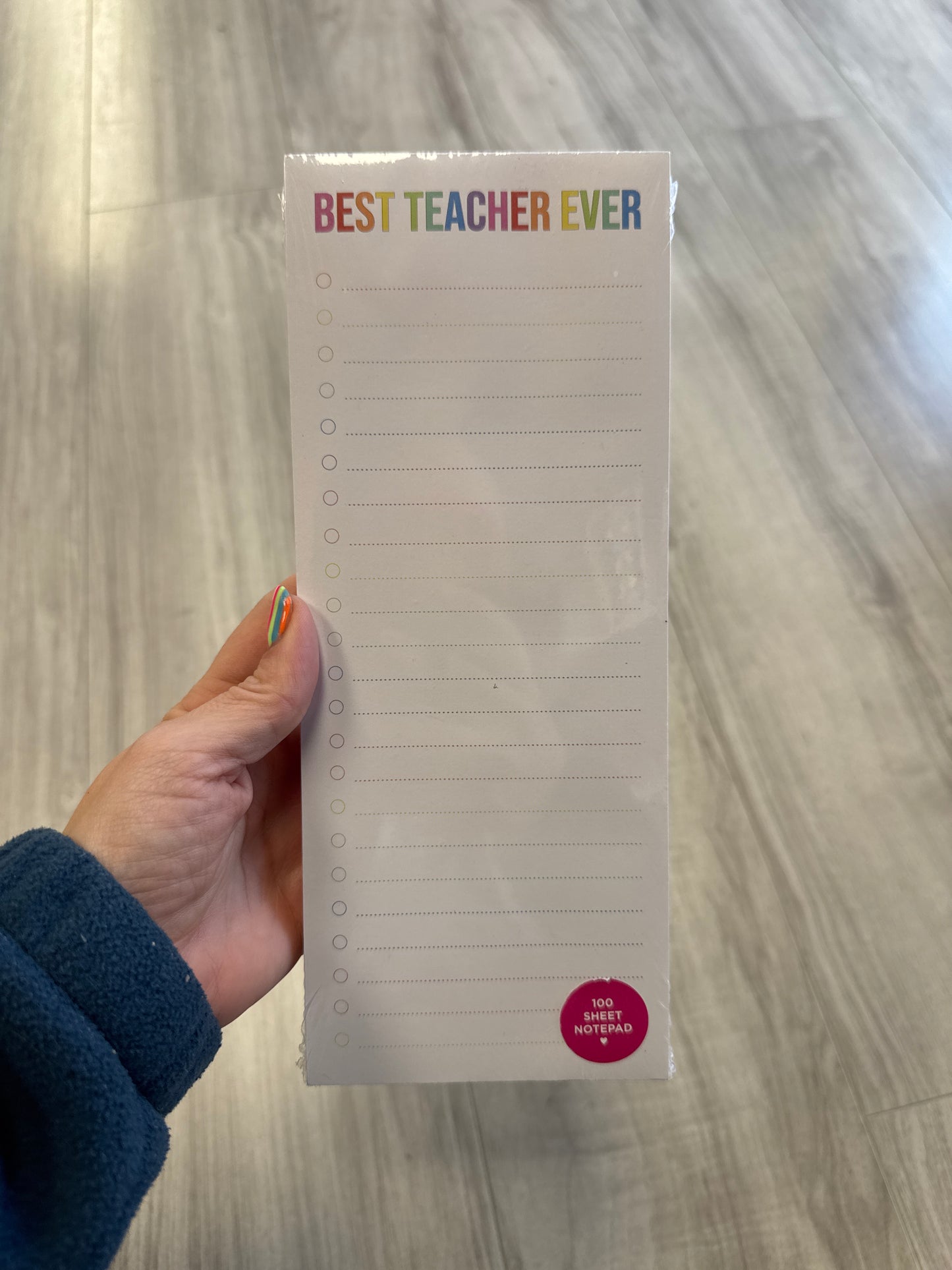 Best Teacher List Pad