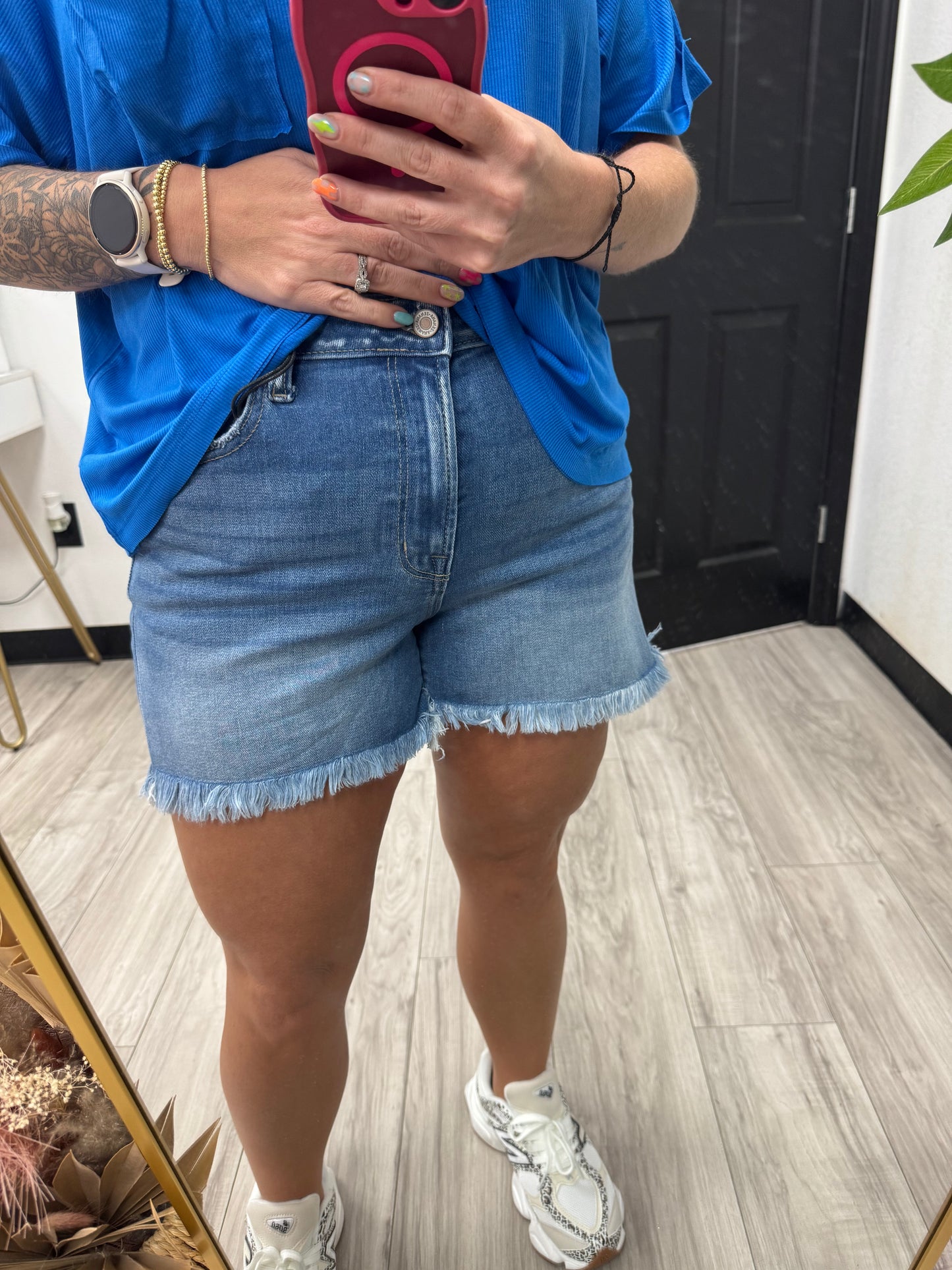 Daisy Denim Shorts