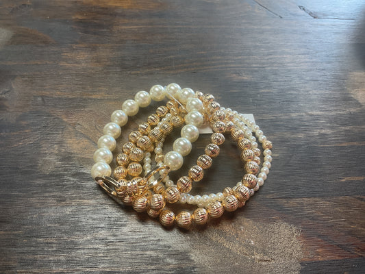 Textured Gold Stack