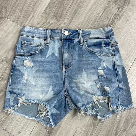 Star Denim Shorts