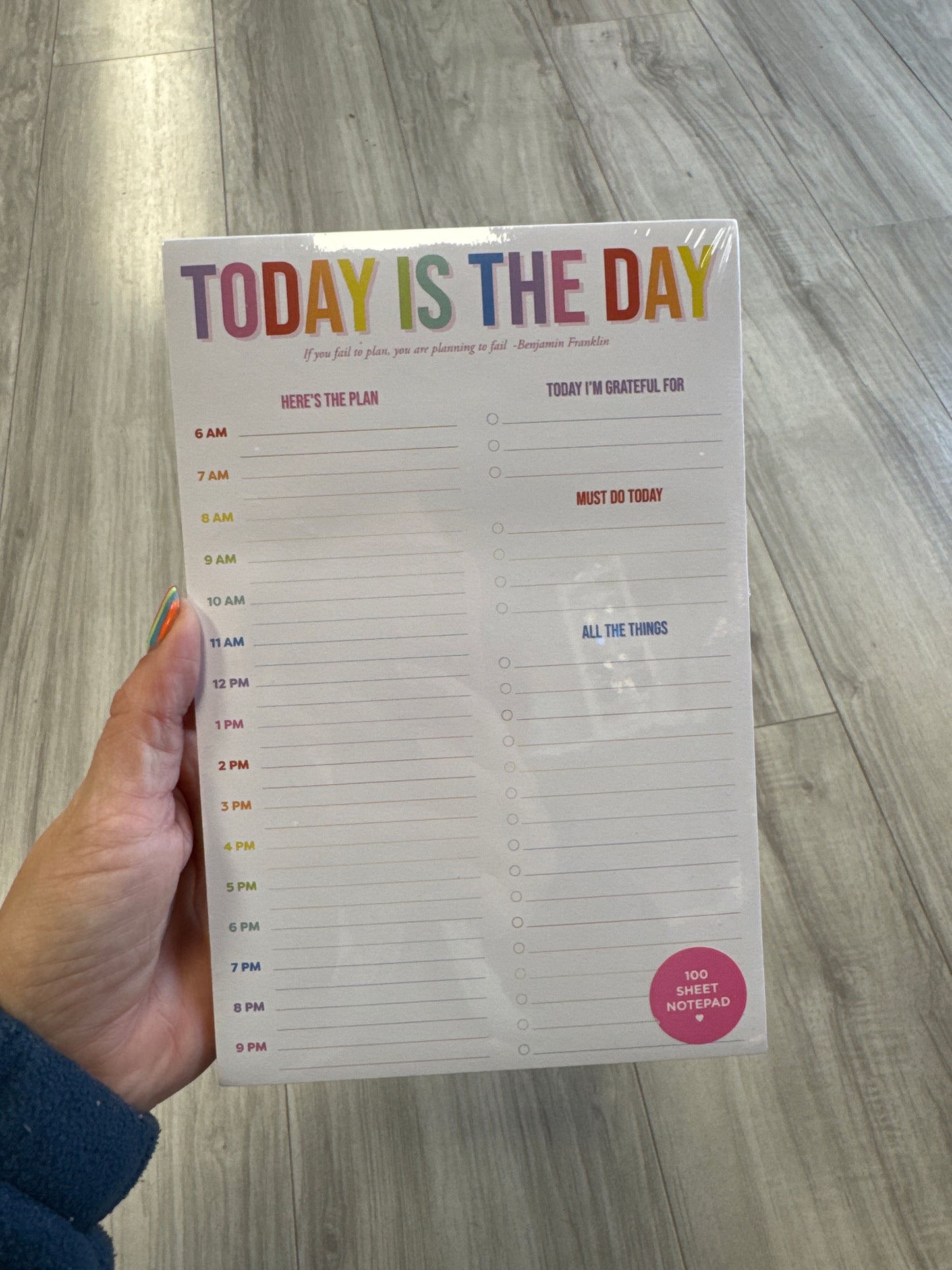 Today Is The Day Notepad