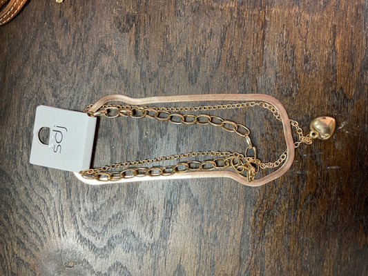 Gold Heart Stackable