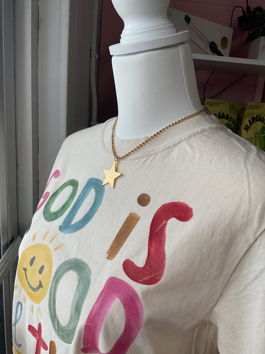 Gold Star Necklace