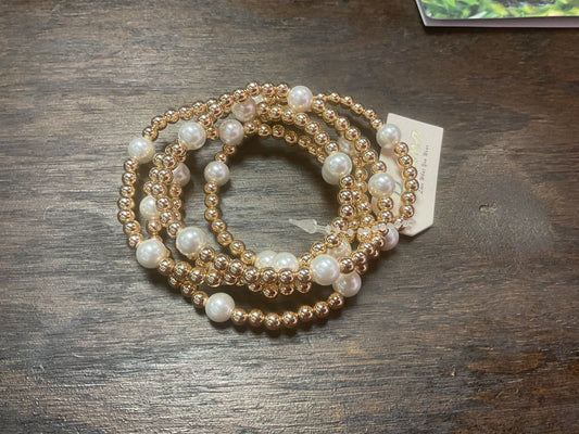 Beaded Pearl Stack