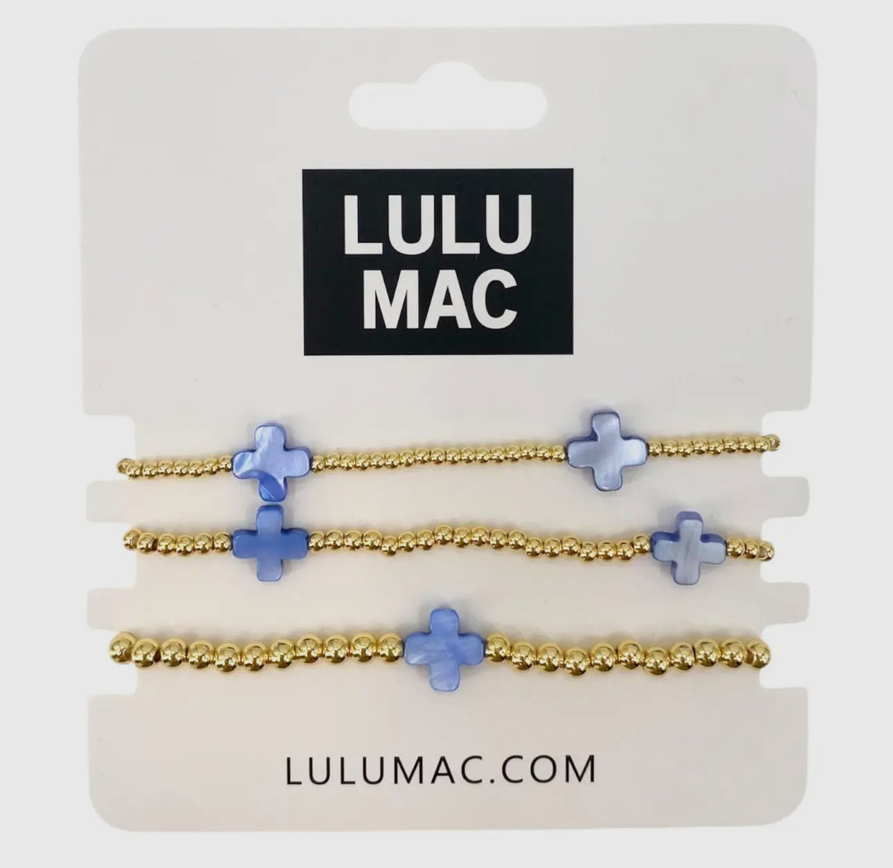 Lulu Mac Cross Bracelet Stack