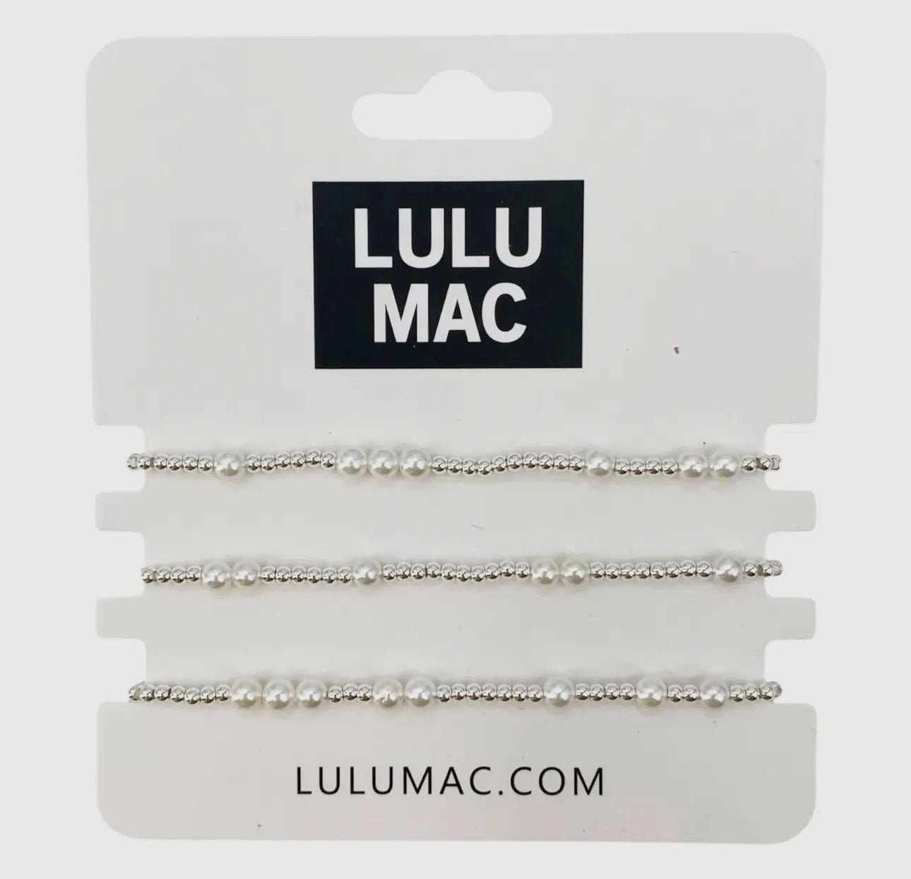 Lulu Mac 3 Bracelet Pearl Stack