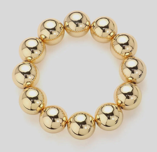 Chunky Metal Ball Bracelet