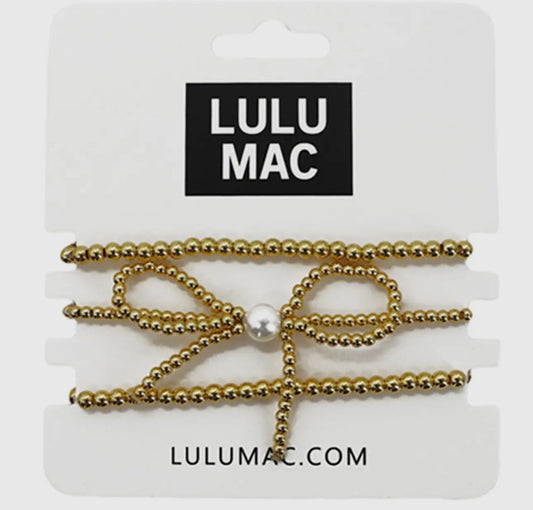 Lulu Mac Bow Bracelet Stack