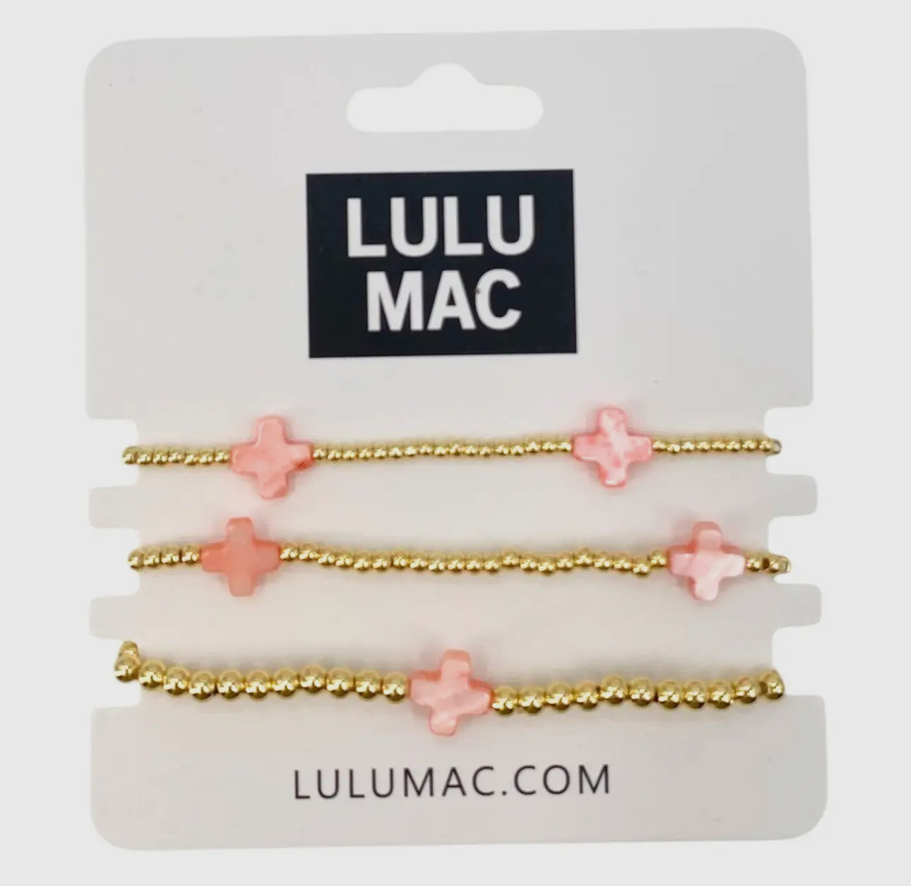 Lulu Mac Cross Bracelet Stack