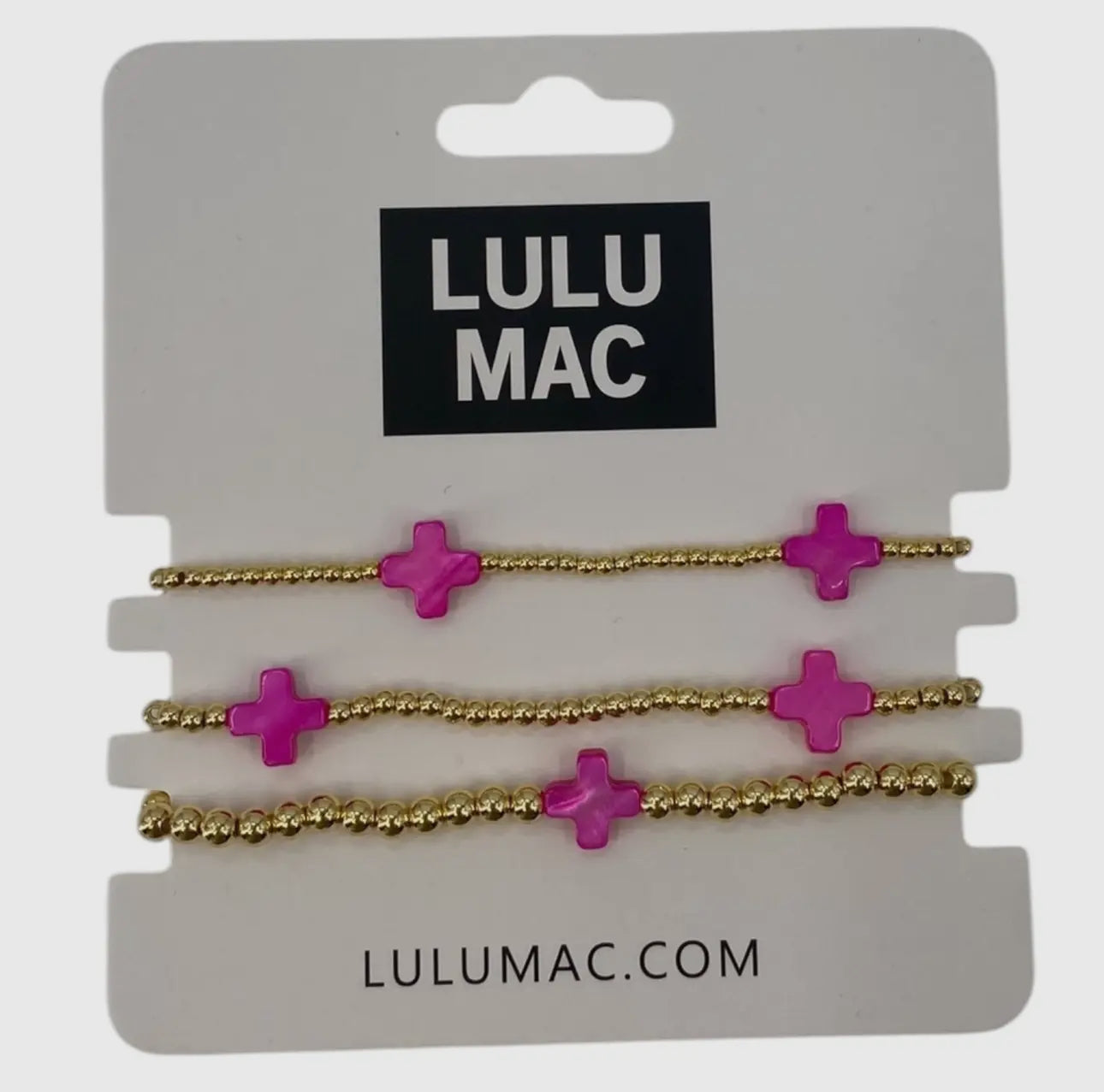 Lulu Mac Cross Bracelet Stack