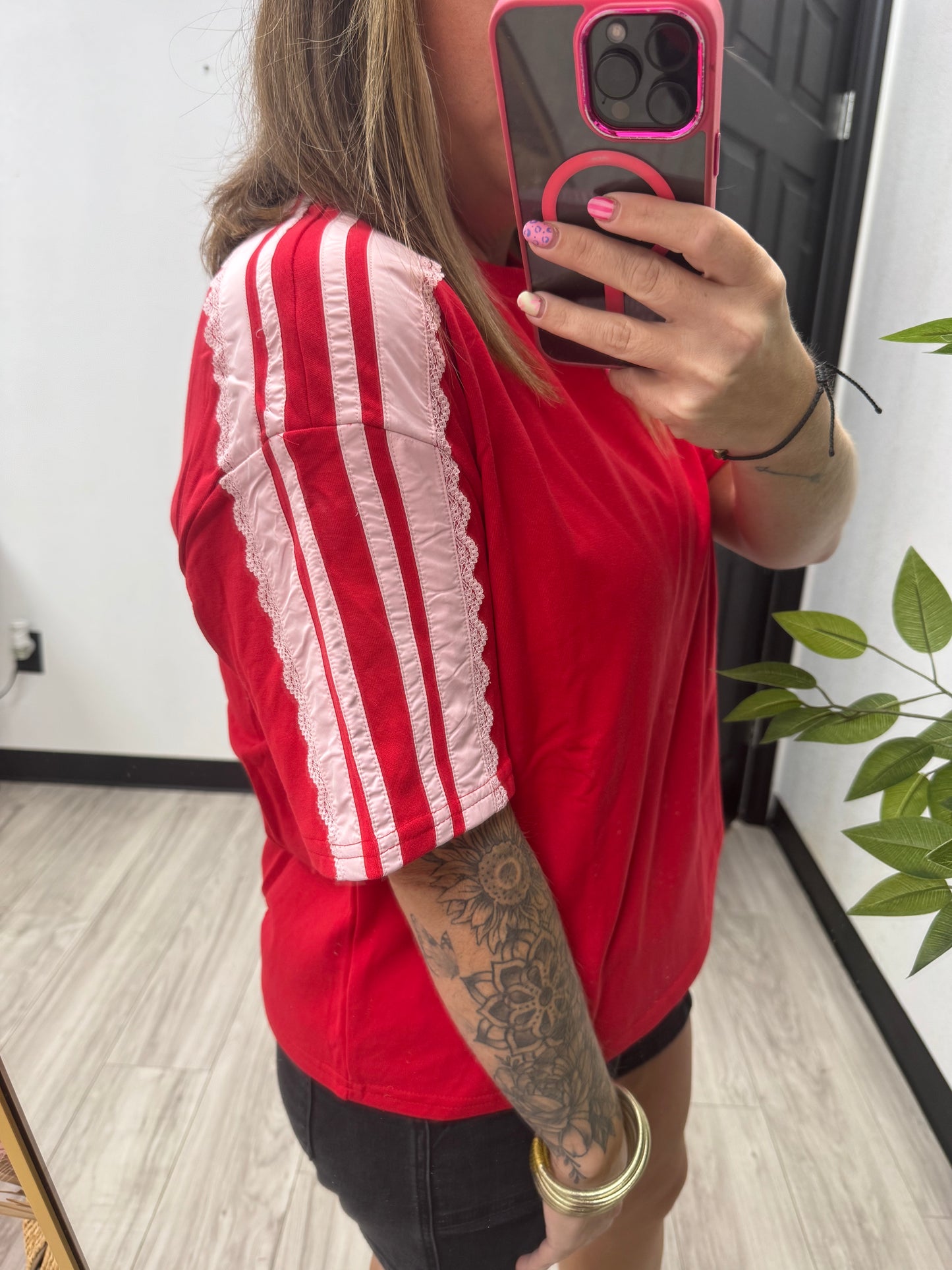 Lace Detail Top
