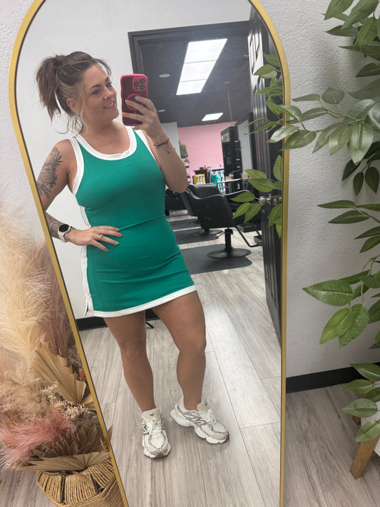 Color Block Activewear Dress