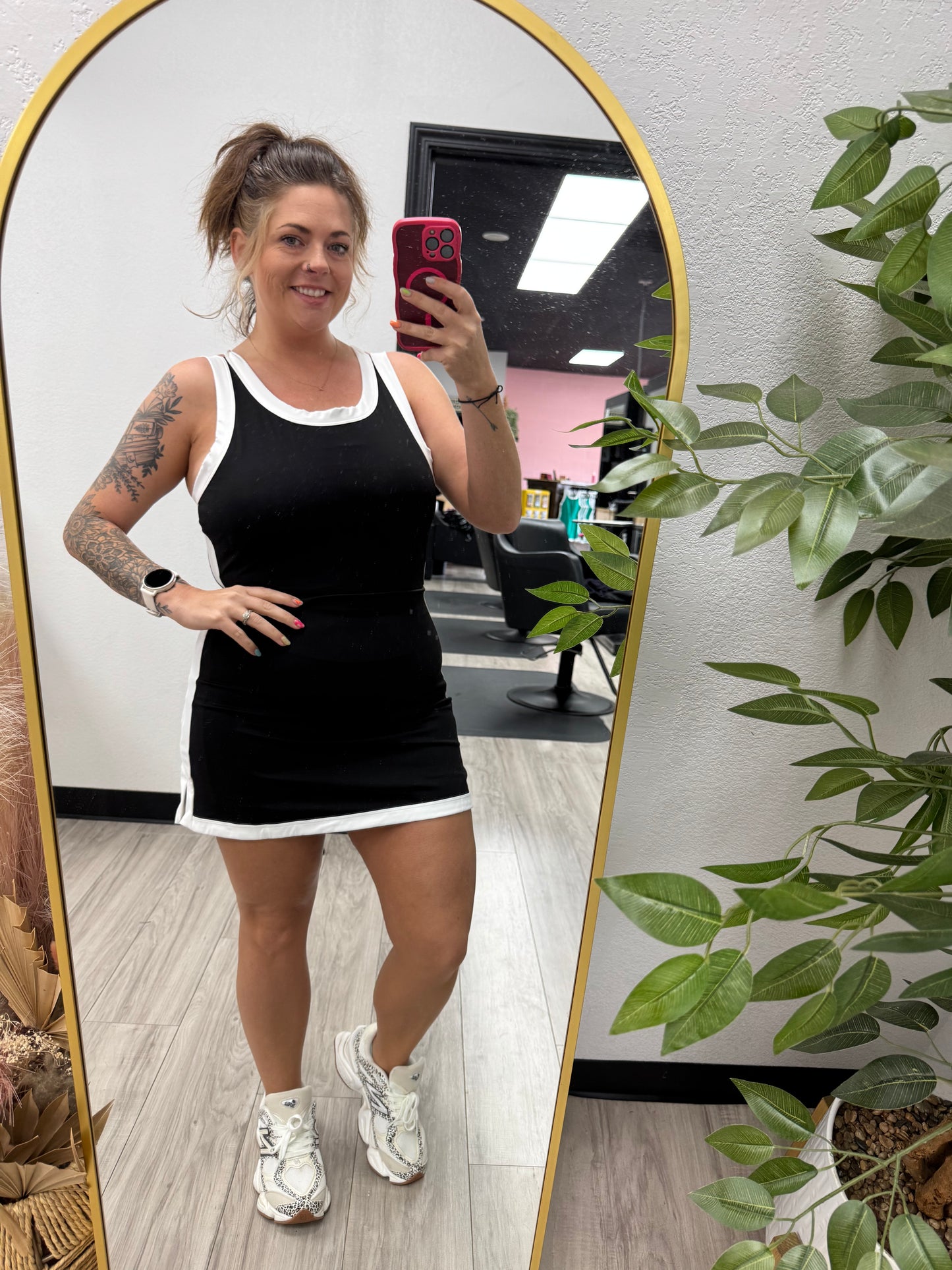 Color Block Activewear Dress