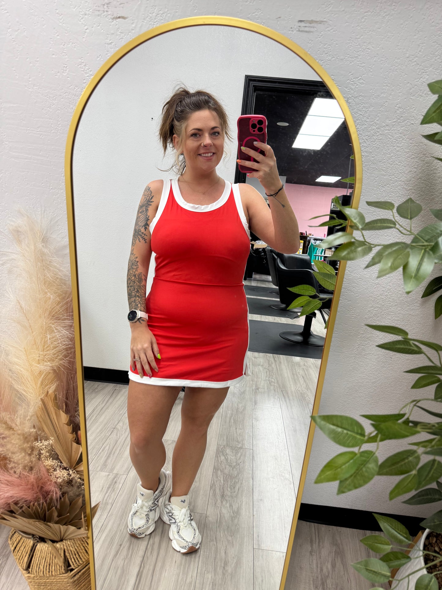 Color Block Activewear Dress