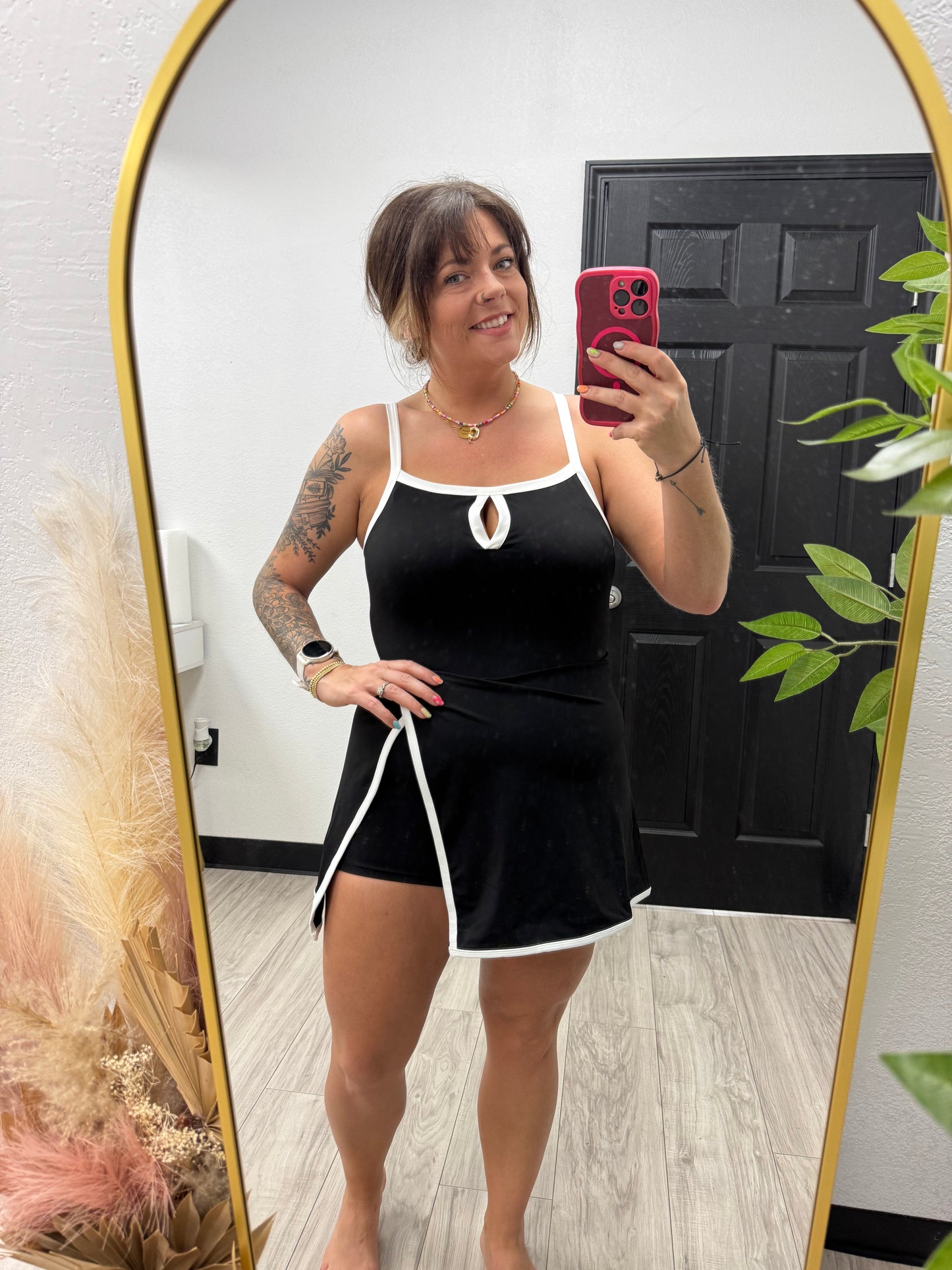 Front Slit Athletic Dress