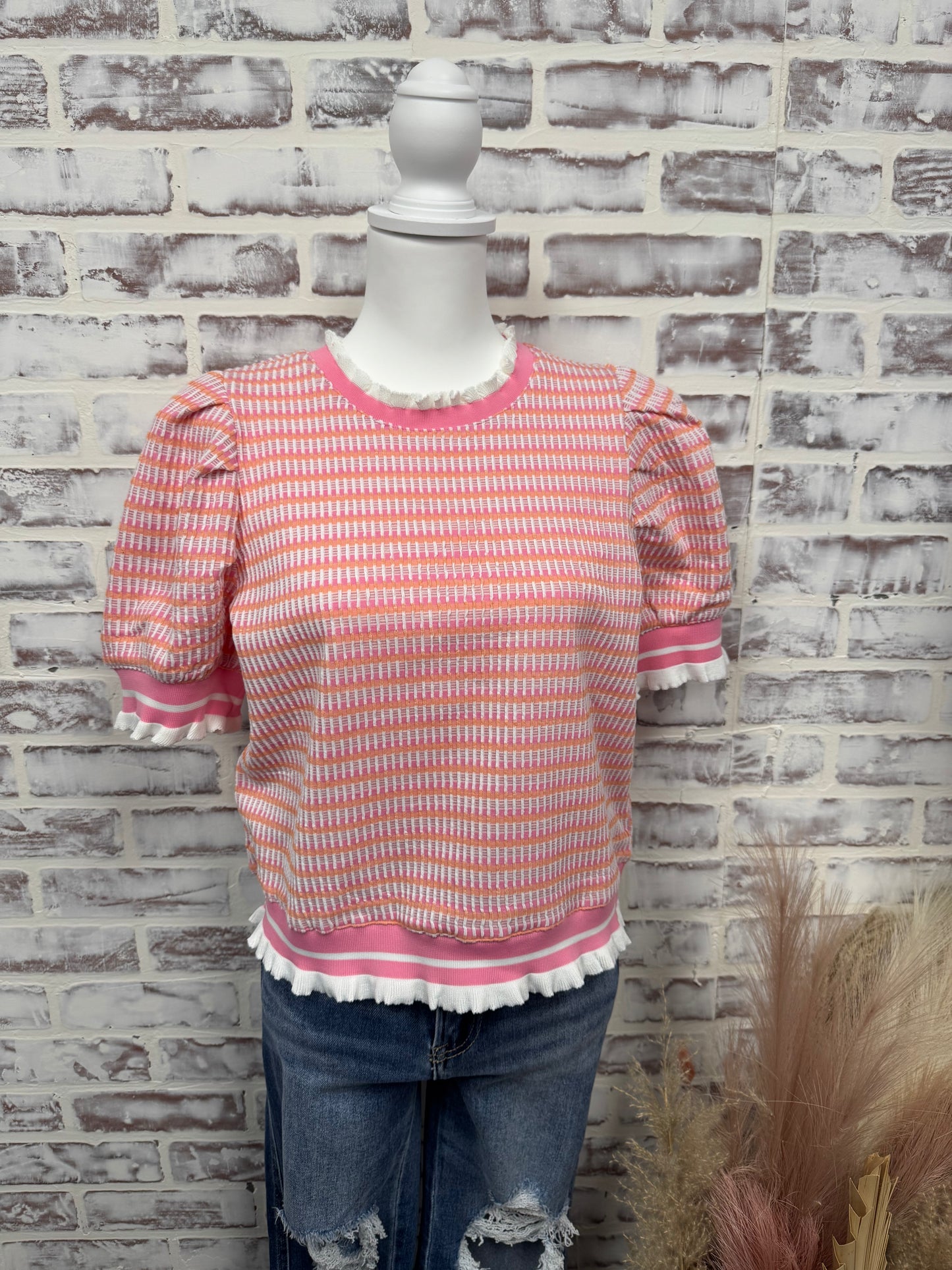 Preppy In Pink Top