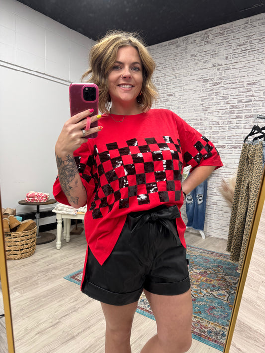 Diva Leather Shorts