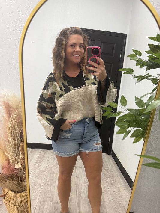 Camo Sweater