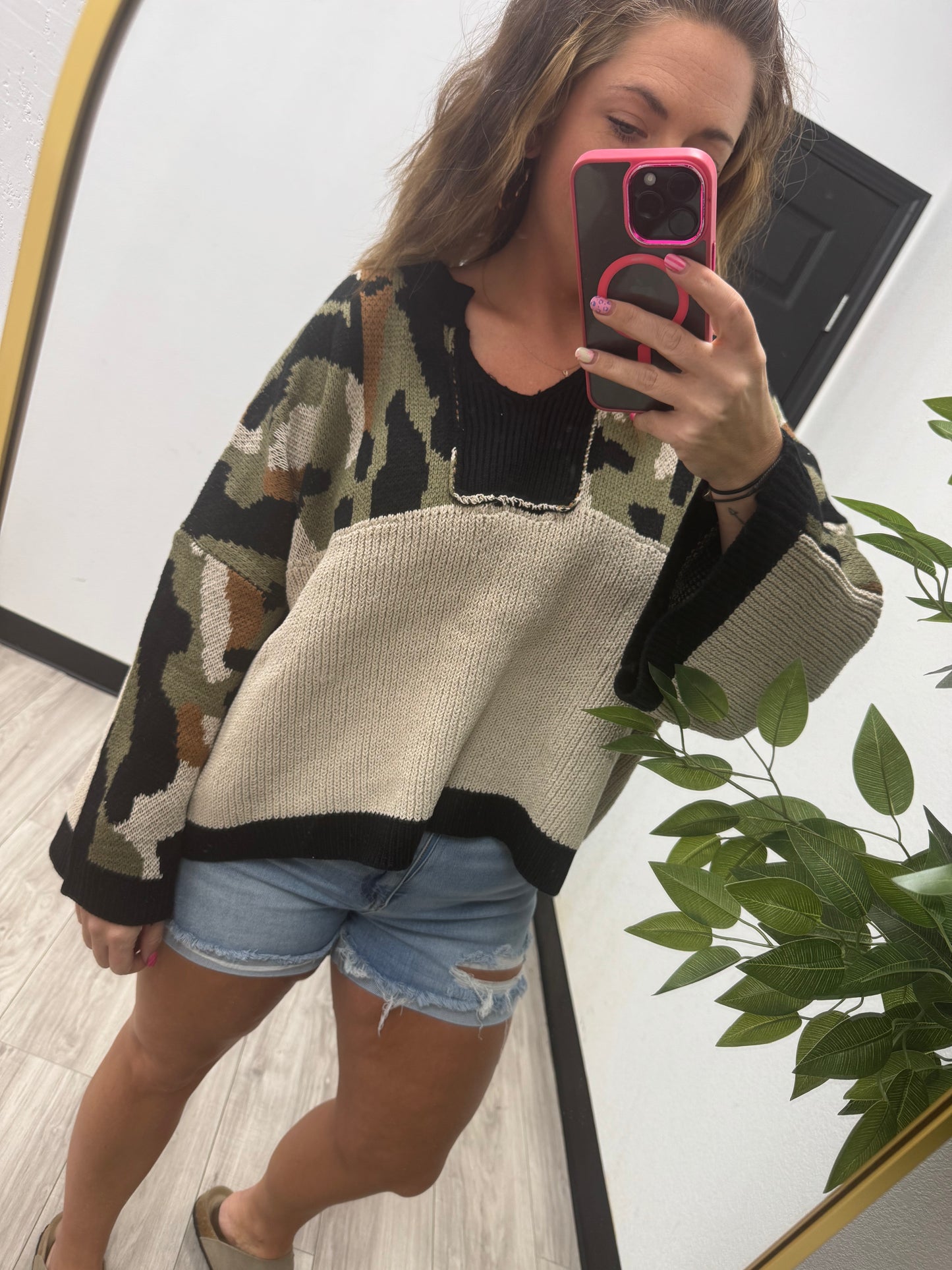Camo Sweater